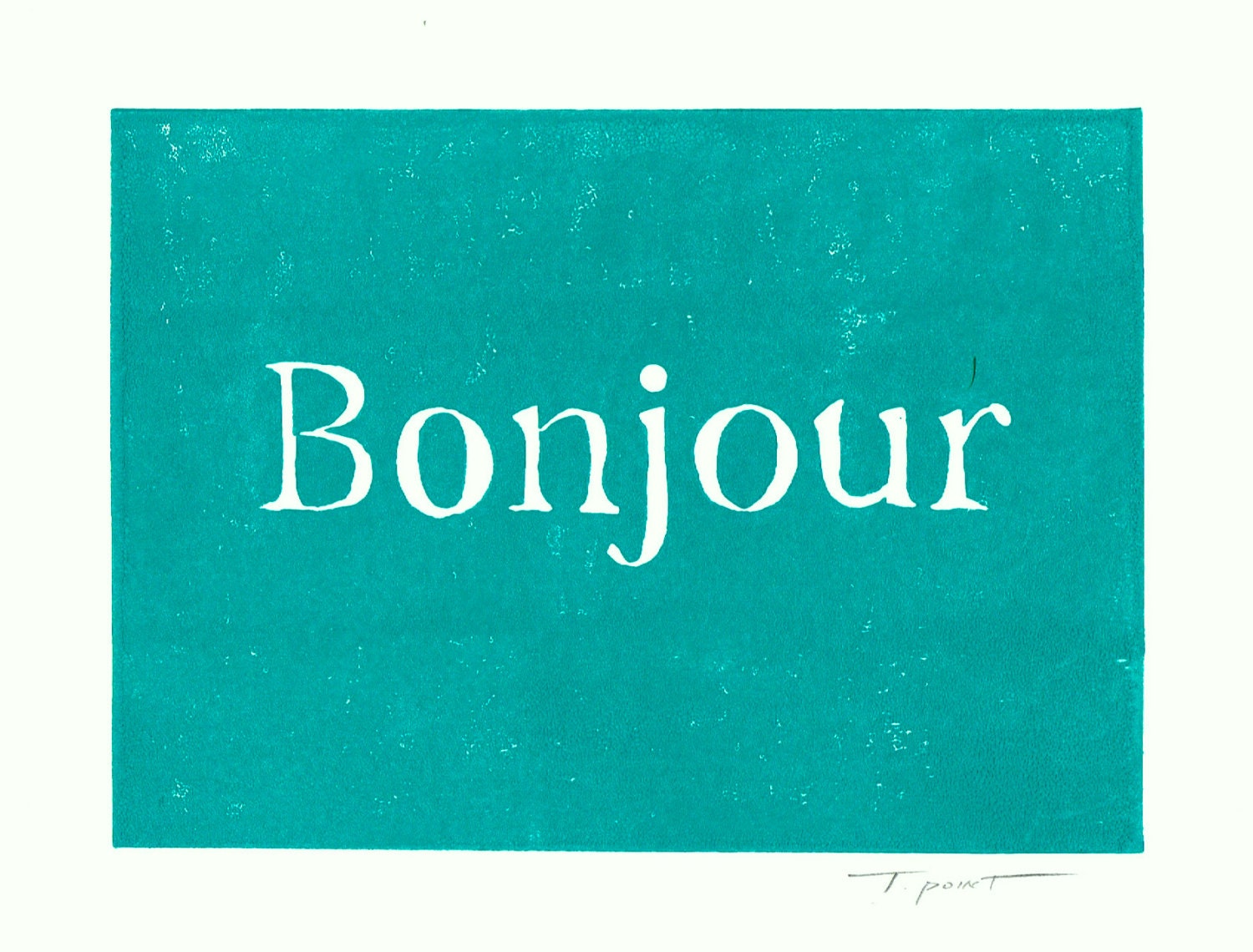 How Do You Spell Bonjour In French