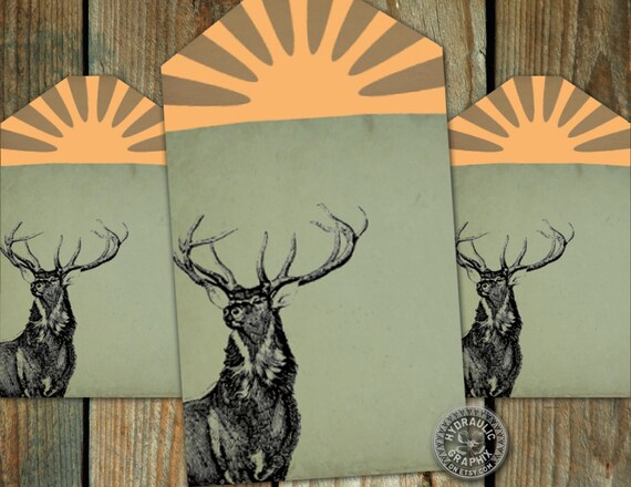 DIY printable Camouflage, Deer, Hunting Wedding or Birthday Party Gift Tags for Country Man, Dad, Husband, boyfriend Il_570xn