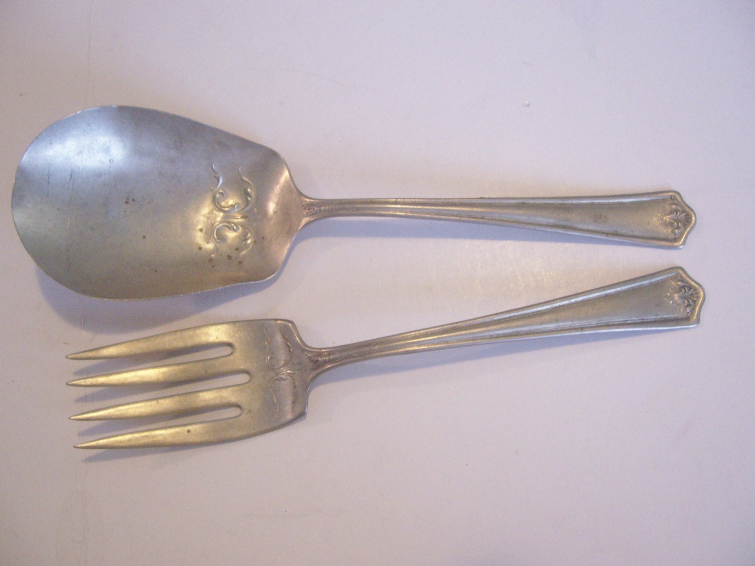 Items similar to Vintage 1920 WM A Rogers Nickel Silver Spoon And Fork