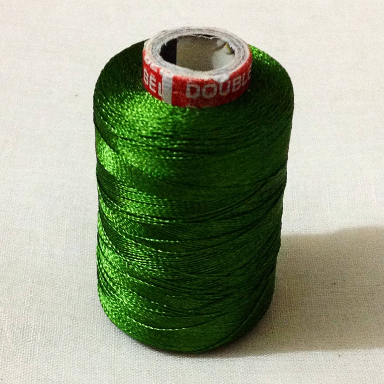 Machine Embroidery Thread Dark Green Leaf Green by DesiFabrics