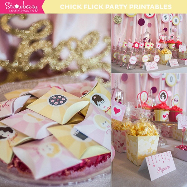 DIY Chick Flick Party Printables Il_570xn