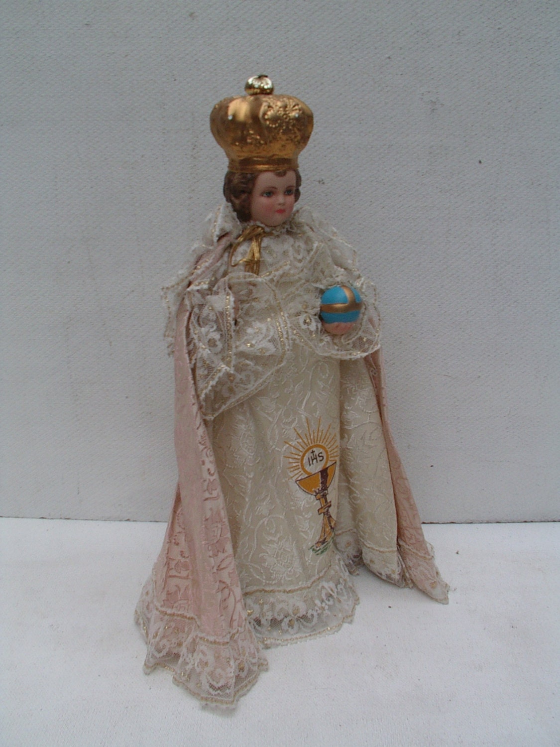 Infant Of Prague Jesus Statue Vestments And Crown By Smartsquirrel