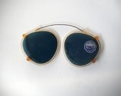 Vintage Sun Covers Eye Glasses Solarex, Retro Steampunk Collectable - antiquissimo