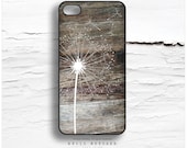 iPhone 4 and 4S case Dandelion on Wood Texture, Floral iPhone 4 Cover, Wood iPhone 4 Case, Dandelion iPhone 4 Case I52 - HelloNutcase
