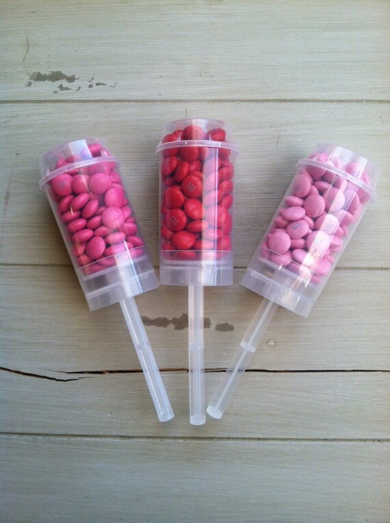 6 Push Pop Containers Favor and Treat Containers by EllaJaneCrafts