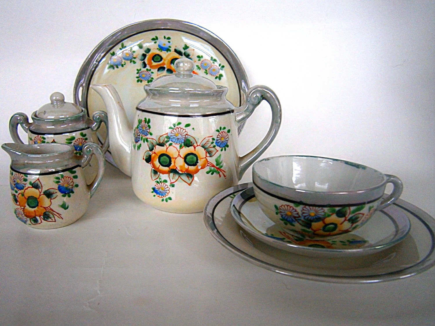 made in japan childs tea set