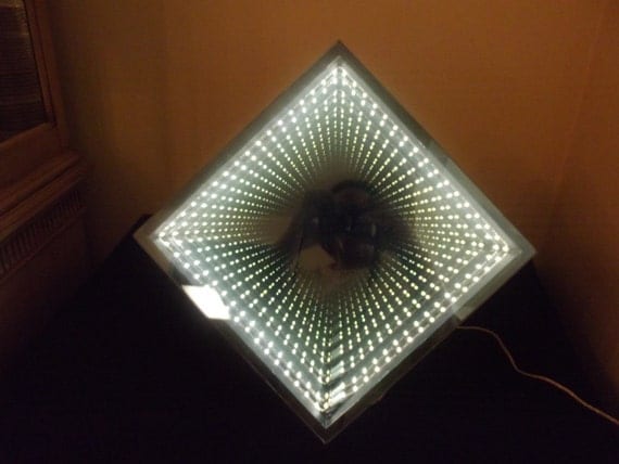 LED Infinity Light Box by YourElegantAffair on Etsy