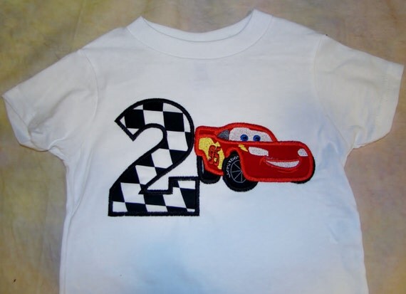 lighting mcqueen birthday shirts