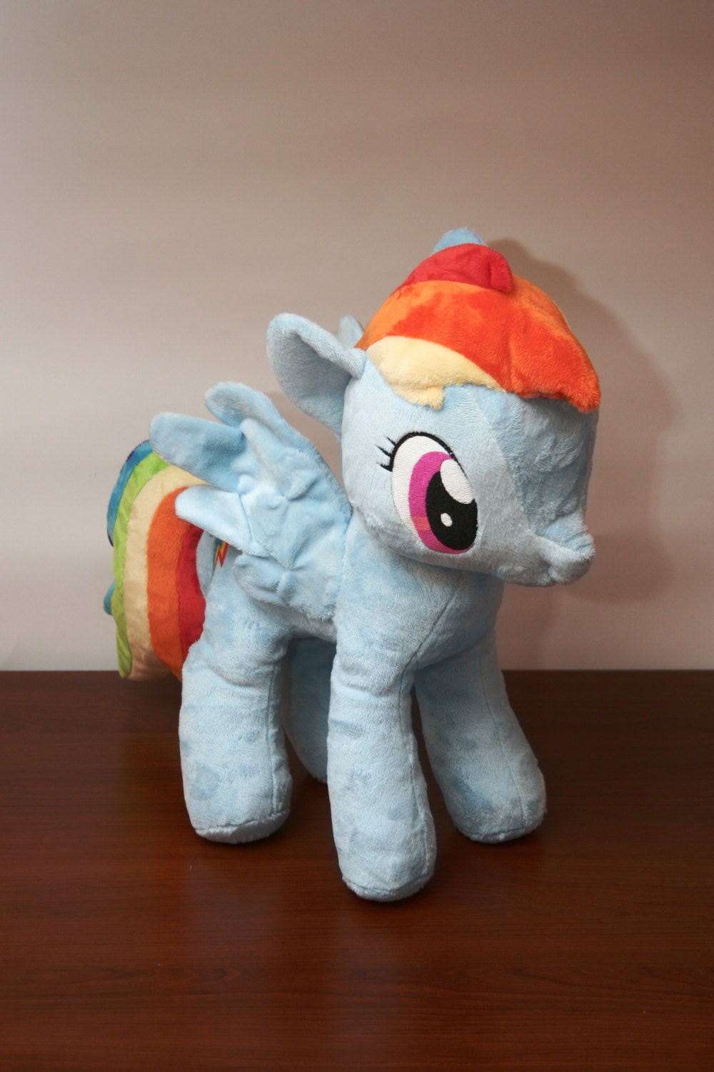 big rainbow dash plush