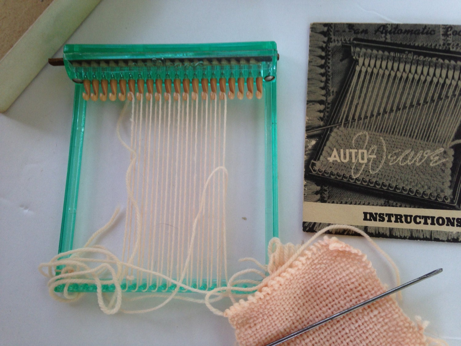 Vintage Auto Weave Loom Automatic Loom With by EightBoardsFarm