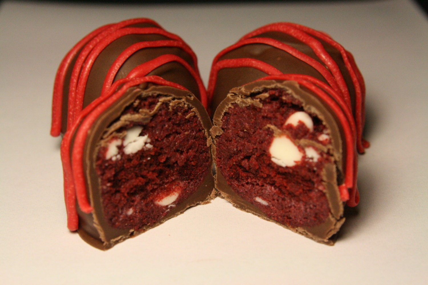 Items similar to Red Velvet Cake Balls, Dipped in