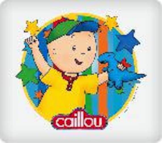 CAILLOU-DINOSAUR Edible Image Cake Topper Il_570xn