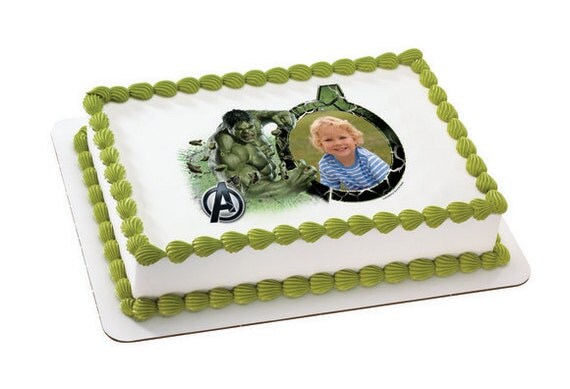 AVENGERS-HULK Edible Image Cake Topper Il_570xn