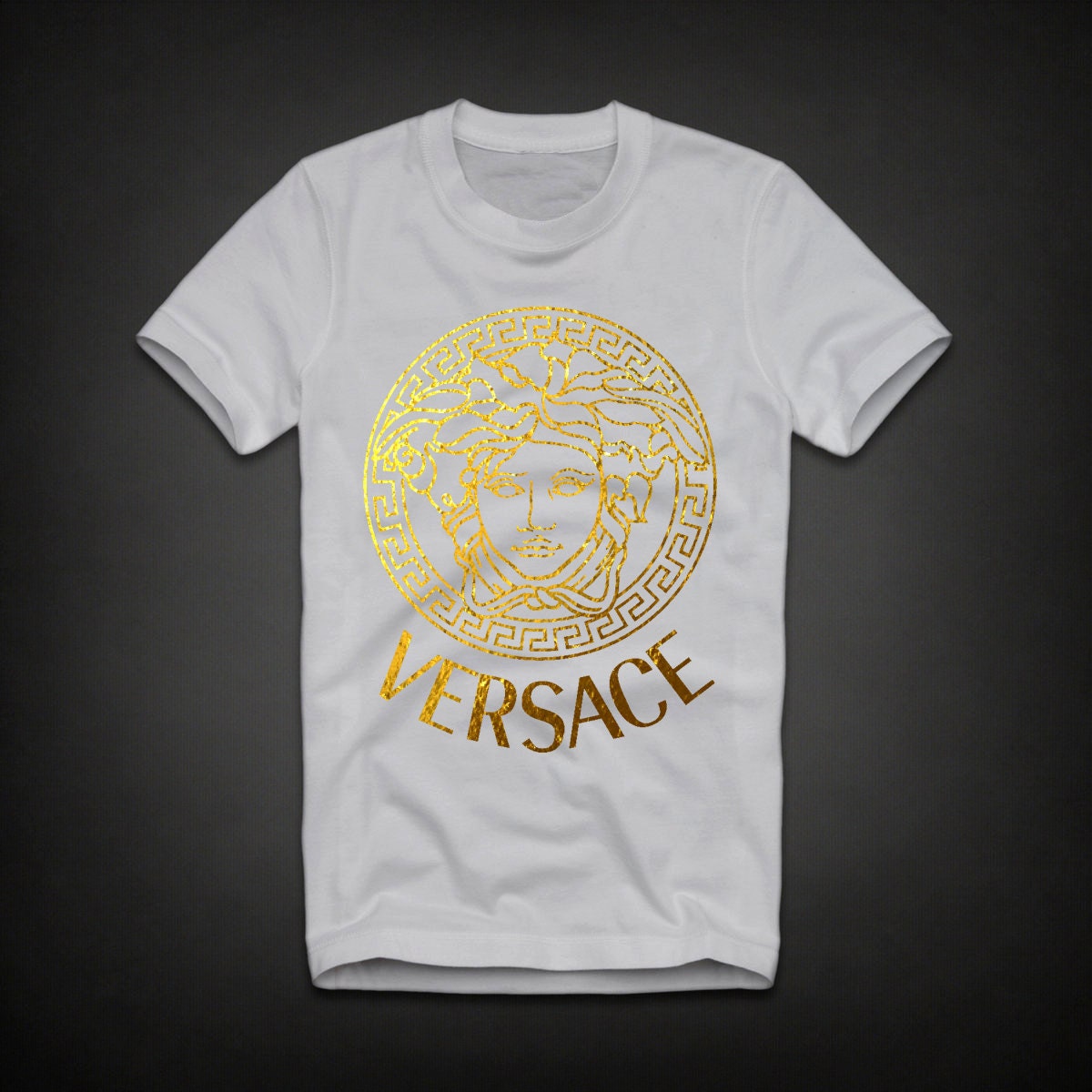 gold versace tshirt