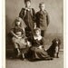 Spaniel Dog with Children Cabinet Card