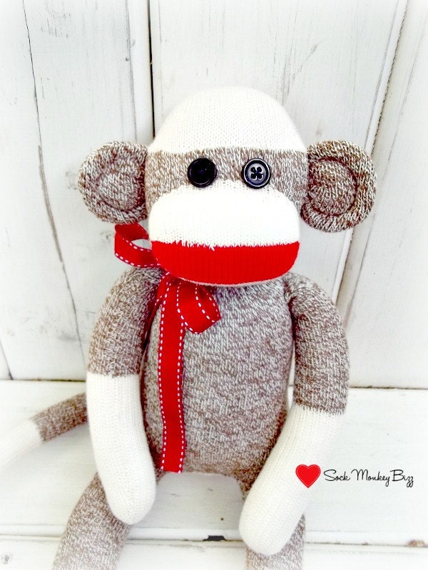 sock monkey doll