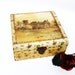 Handkerchief Box Victorian Keepsake Photo Box Celluloid Shabby Chic Jewelry Case Hankie Keeper