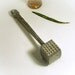 Vintage Meat Tenderizer meat hammer kitchen mallet, beat your meat the old fashioned way, old metal kitchen utensil 1950s Manitowoc. U.S.A.