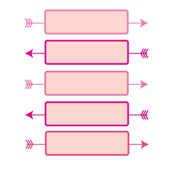 Instant Download // Digital Clip Art for Valentine's Day // Pink Arrow Labels // Personal and Commercial Use Il_570xn