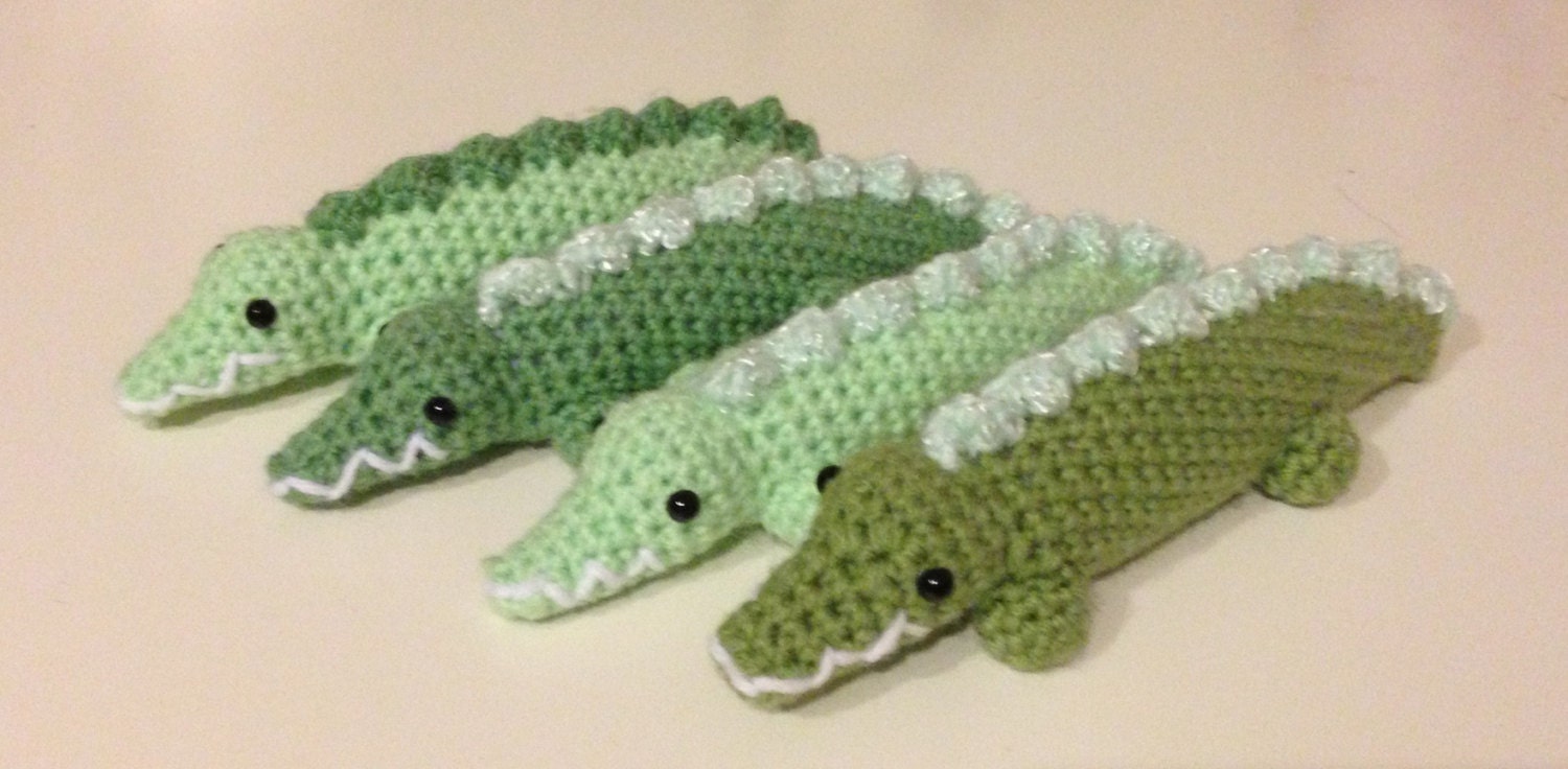 alligator stuffed animal pattern