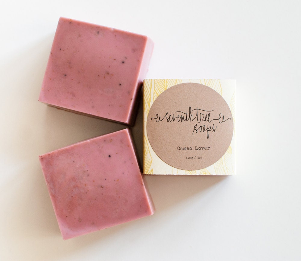 Rose & Chamomile Soap - Natural, Handmade, Cold Processed, Vegan - seventhtreesoaps