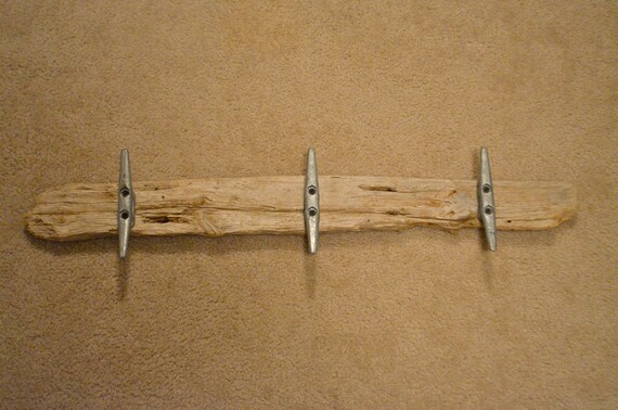 Items similar to Driftwood coat, hat, key, towel rack on Etsy