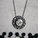 Asteroids Necklace -  White Topaz