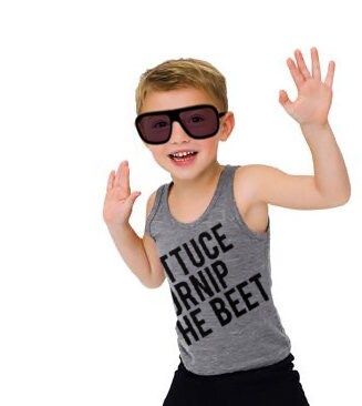 SALE lettuce turnip the beet ® - light grey heather tank top - funny kid shirt - music shirt - dance singlet - DJ singlet - runs small