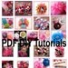 60% off SALE - Bundle Discount - How to make hair bows tutus fabric flowers Patterns (20 Complete pdf Ebooks) e-Books