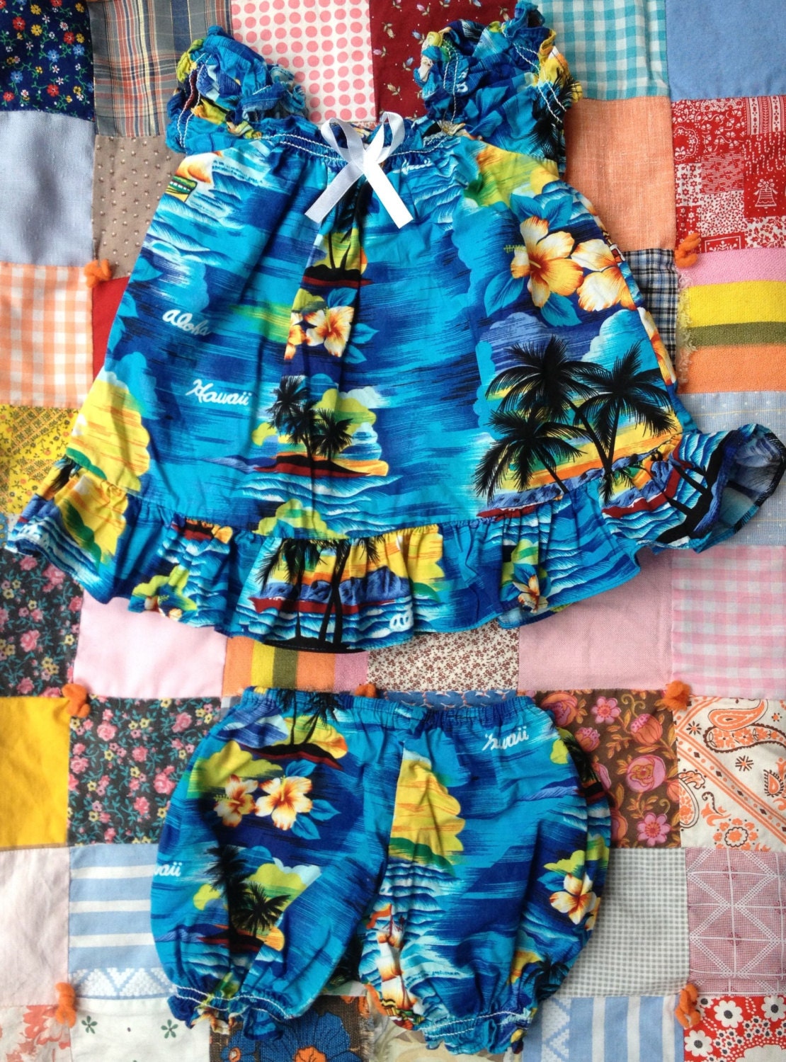Hawaiian Baby Outfit 9-12 Months