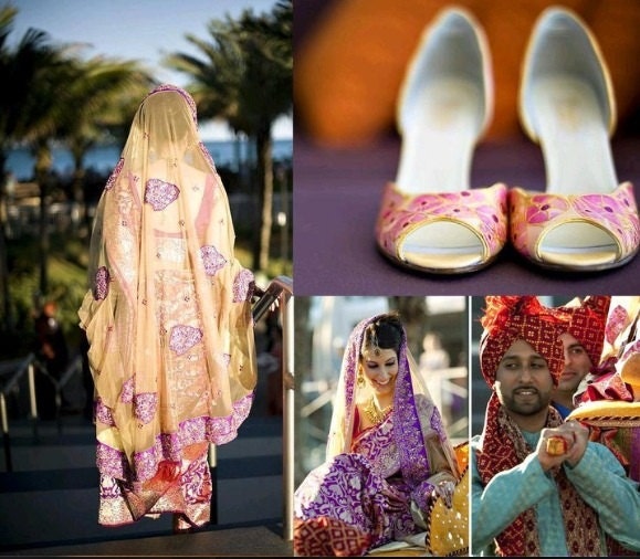 Design your own Wedding Shoes Custom as seen on Real Weddings