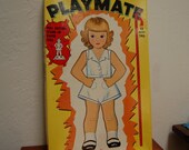 Vintage 1950s Playmate Cardboard Alma DeJournette Paper Doll Lot Clothes and More