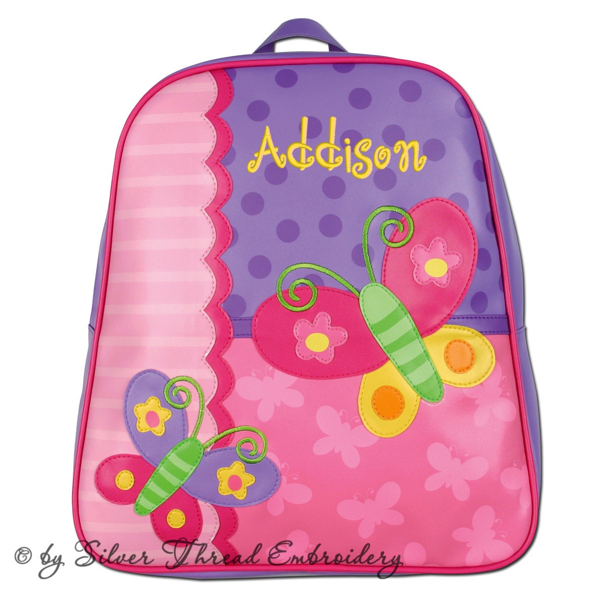 Girls Backpack Personalized Butterfly Stephen Joseph by parsik93