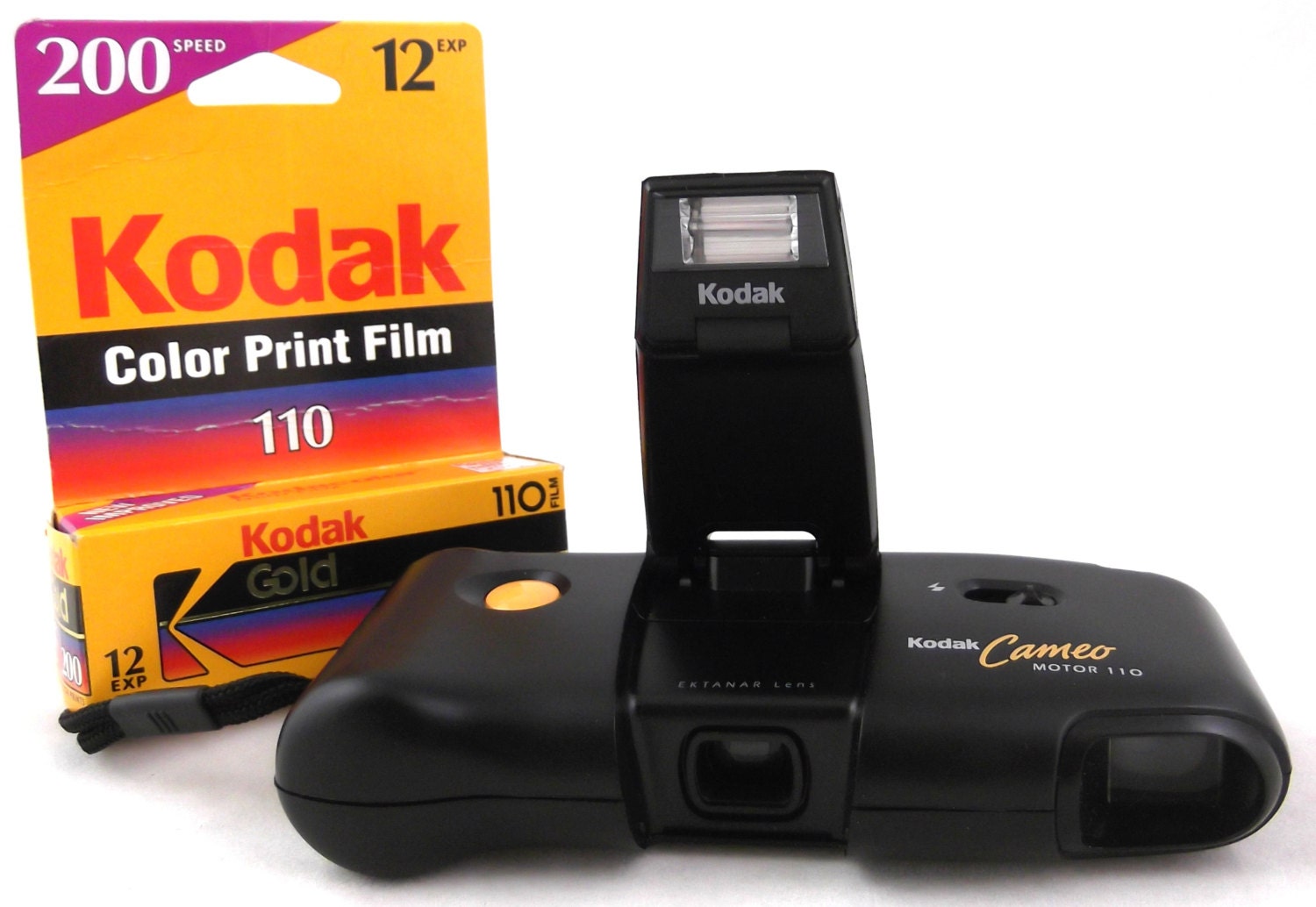 Vintage Kodak 110 Cameo 110 Motor Camera and Box of by SilverCrow