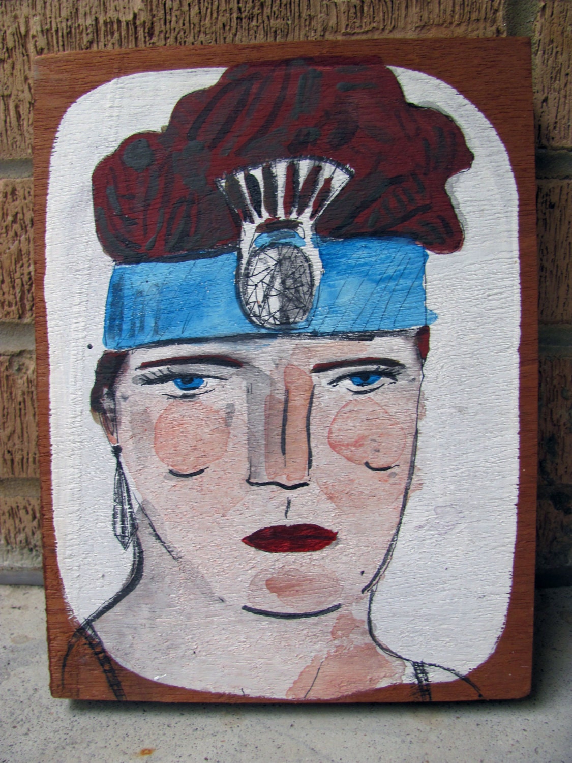 Fancy lady portrait