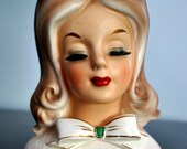 Vintage "Dabs" Lady Head Vase - Rare