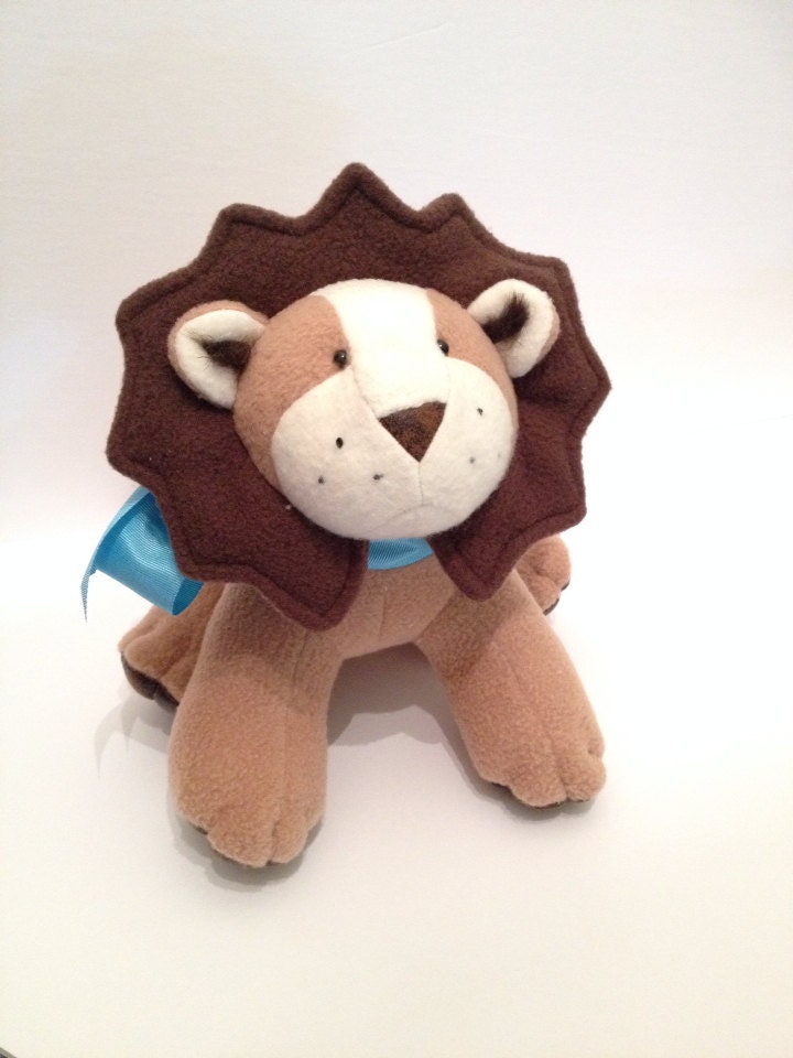 lion plush pattern