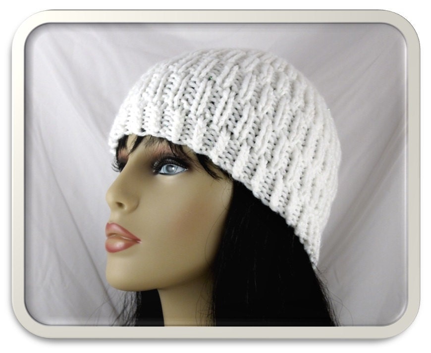Knitting Pattern Tucked Rib Beanie Mens and by TravisTreasureBox