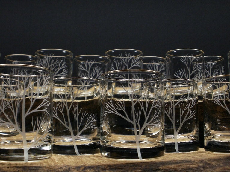 24 Tree Branch Votive Holders Hand Engraved By Daydreemdesigns