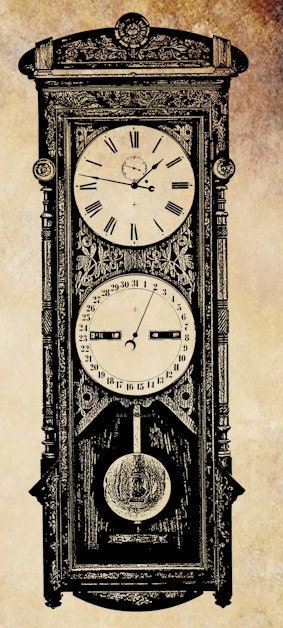 clipart grandfather clock - photo #19