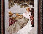 Nantucket Rose - Lavender & Lace Vintage Cross Stitch Pattern - NIP
