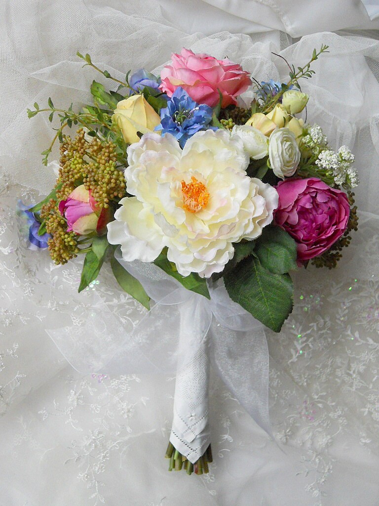 ON SALE Wildflower Bridal Bouquet Wedding by ArtHouseBridal