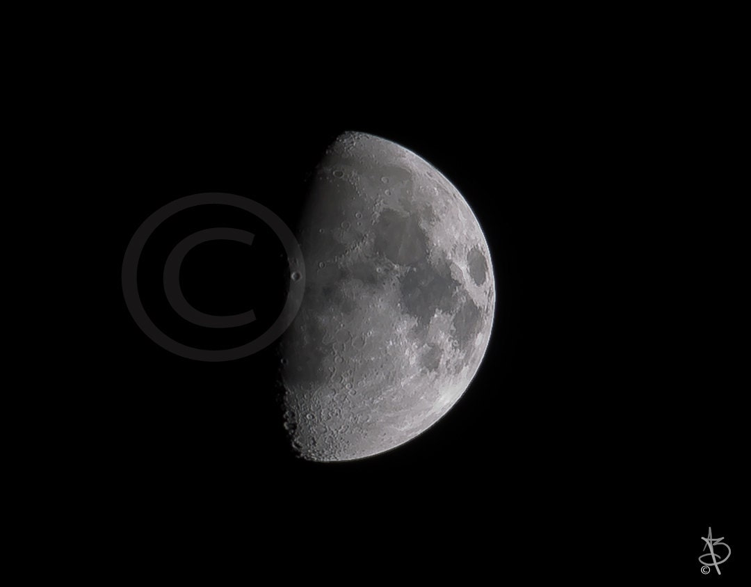 Digital Moon Photo High Resolution For Printing, Display, Download, Instant