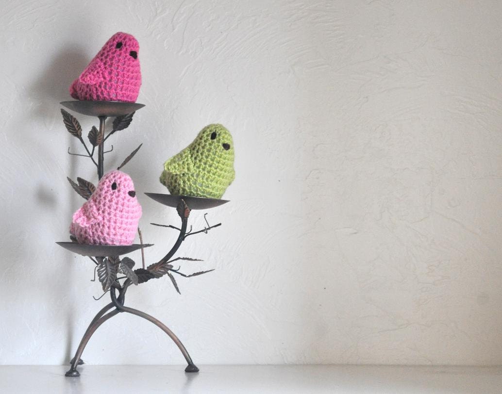 3 Bird Baby Rattles Crocheted Baby Toys Pink, Lime and Light Pink - AandBDesignStudio 3 Bird Baby Rattles Crocheted Baby Toys Pink, Lime and Light Pink - AandBDesignStudio