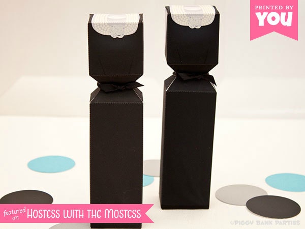 Little Black Dress Favor Box : DIY Printable Breakfast at Tiffany's Inspired PDF - Instant Download Il_570xn
