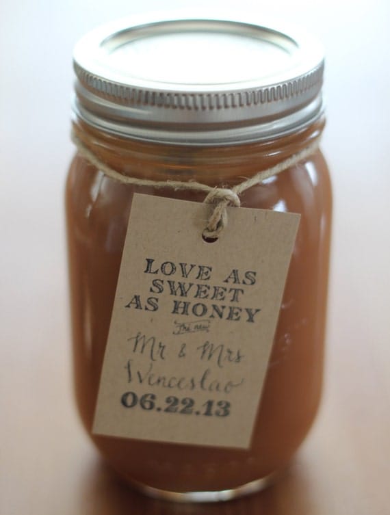 Love As Sweet As Honey Wedding Favor Tags Favor by RachelCarl