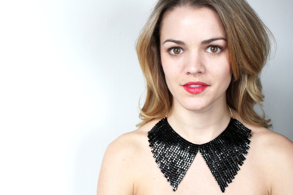 XL Deep Collar Necklace - In Stock