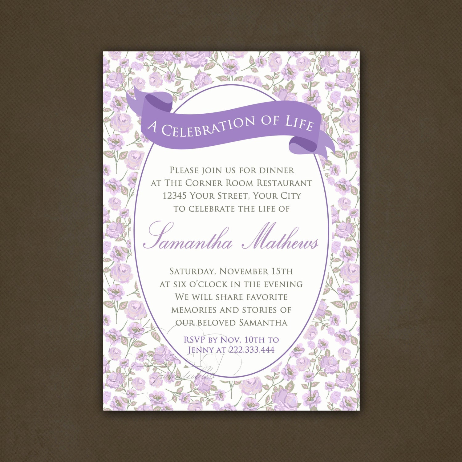 celebration-of-life-invitation-template-floral-gold-memorial-etsy