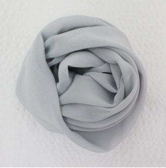 wide solid chiffon 1yard (58 x 36 inches) 48951-8 grey