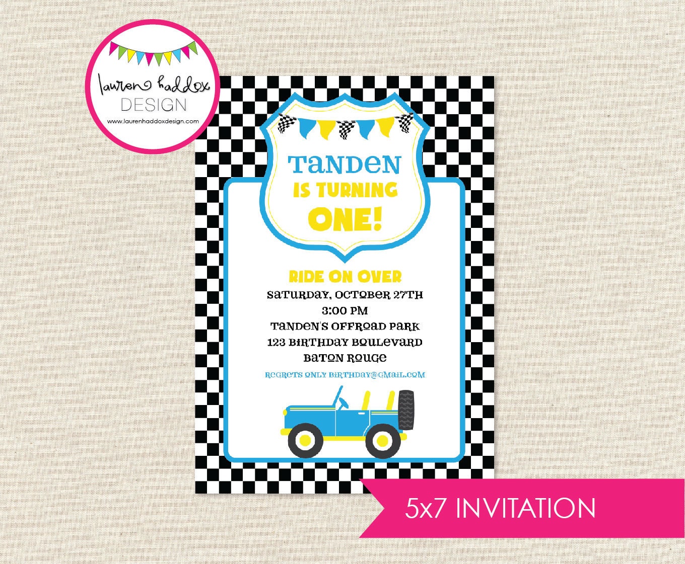 DIY, Jeep Party INVITATION Il_570xn
